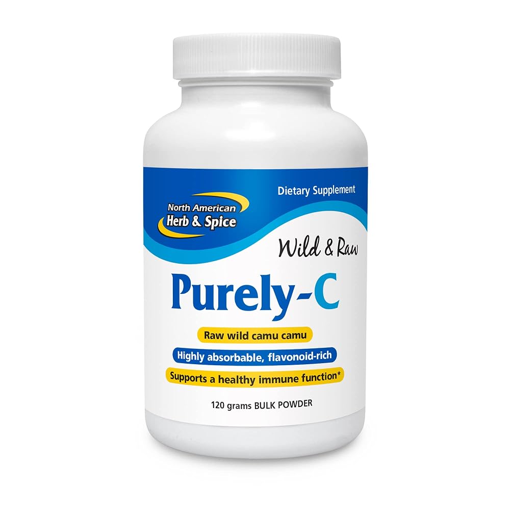 NORTH AMERICAN HERB & SPICE Purely-C Vitamin C Powder - 120g