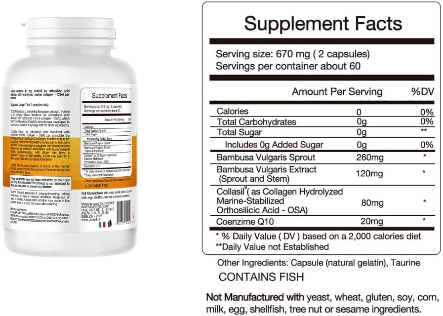 Colasil Collagen Generator with Patented OSA Molecule