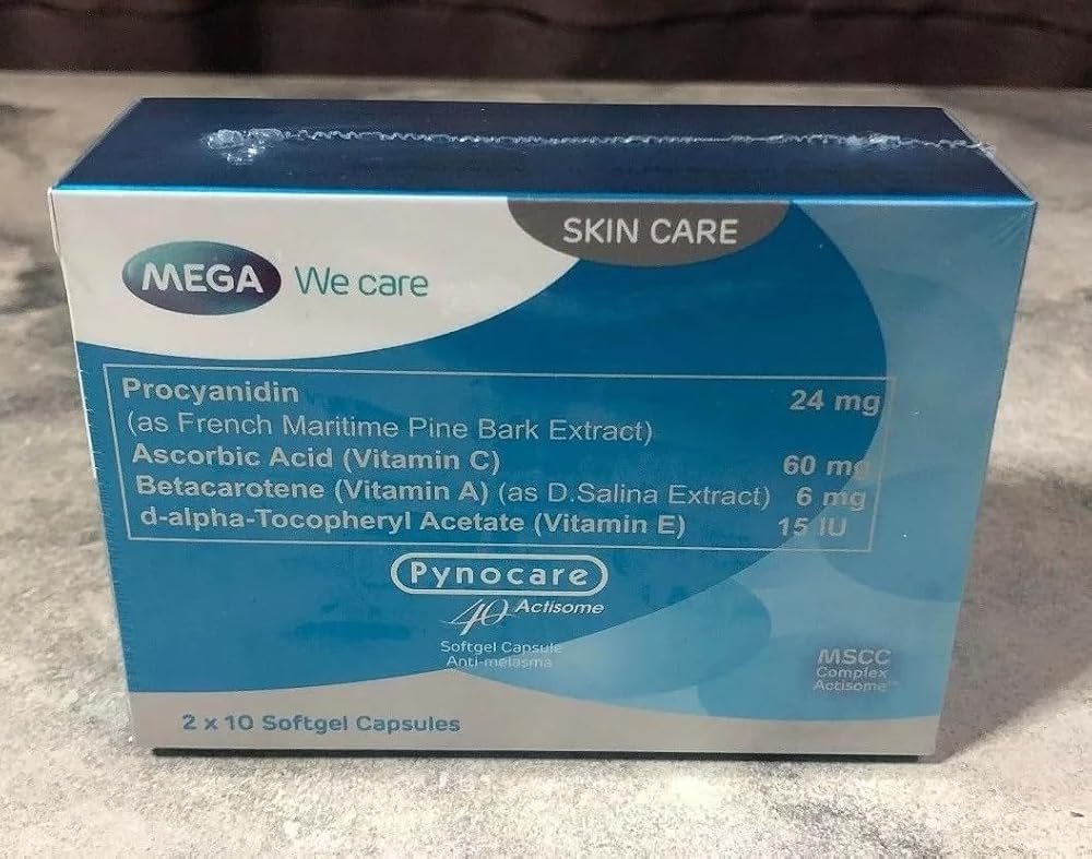 Mega Brands Pynocare White Treatment Melasma Capsules - 20 Softgels - image 3