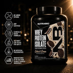 NutraBio 100% Whey Protein Isolate Protein Powder
