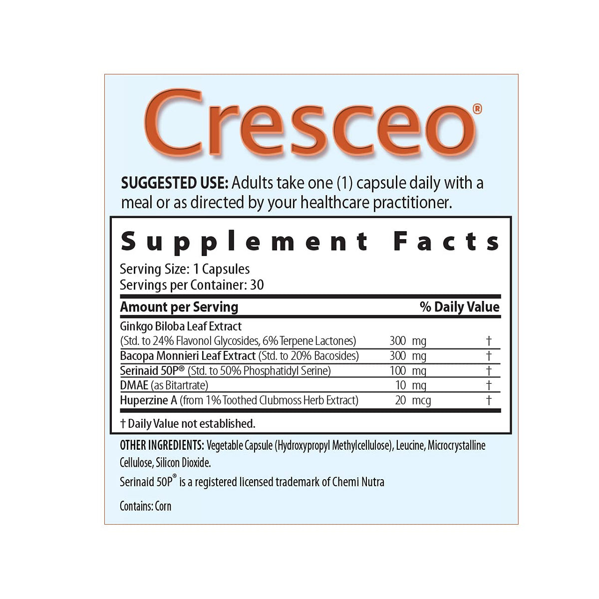 Medix Select Cresceo Brain and Memory Formula