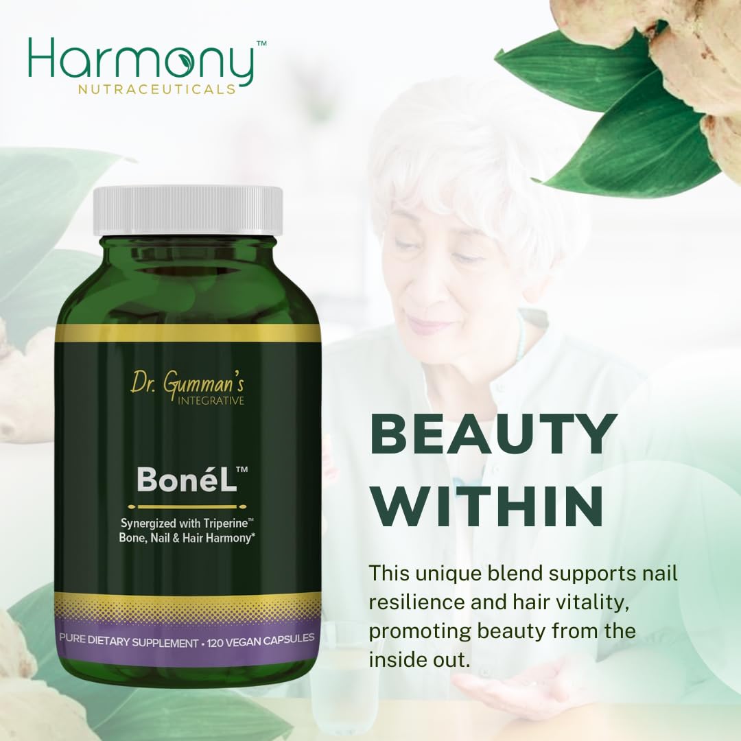 Harmony Nutraceuticals Bone'L Bone Support - 120 Vegan Capsules - image 3