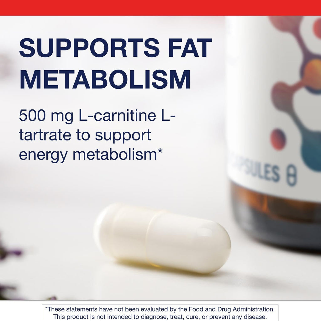 Metagenics L-Carnitine L-Tartrate 500 mg Powder - 30 Servings - image 3