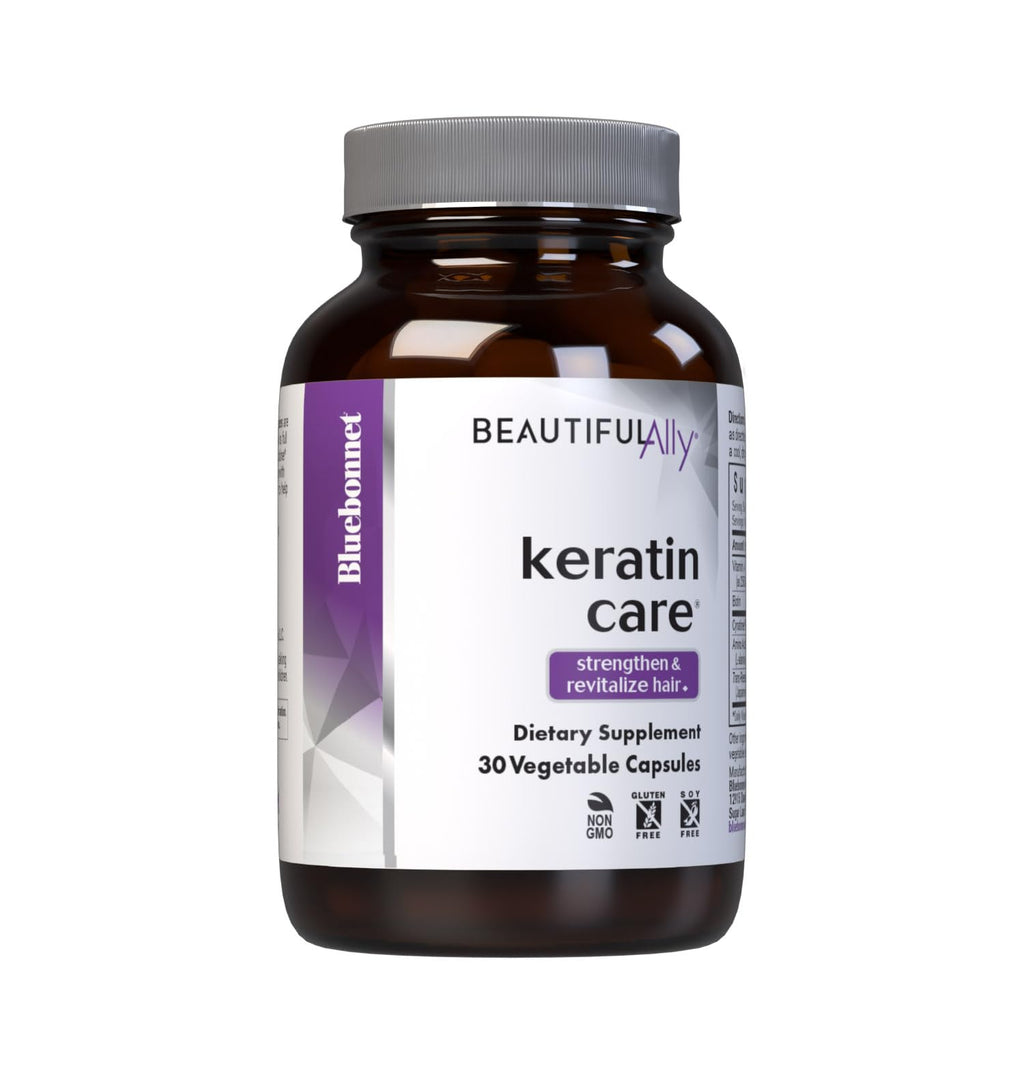 BlueBonnet Beautiful Ally Keratin Care Hair Supplement - 30 Vegetarian Capsules