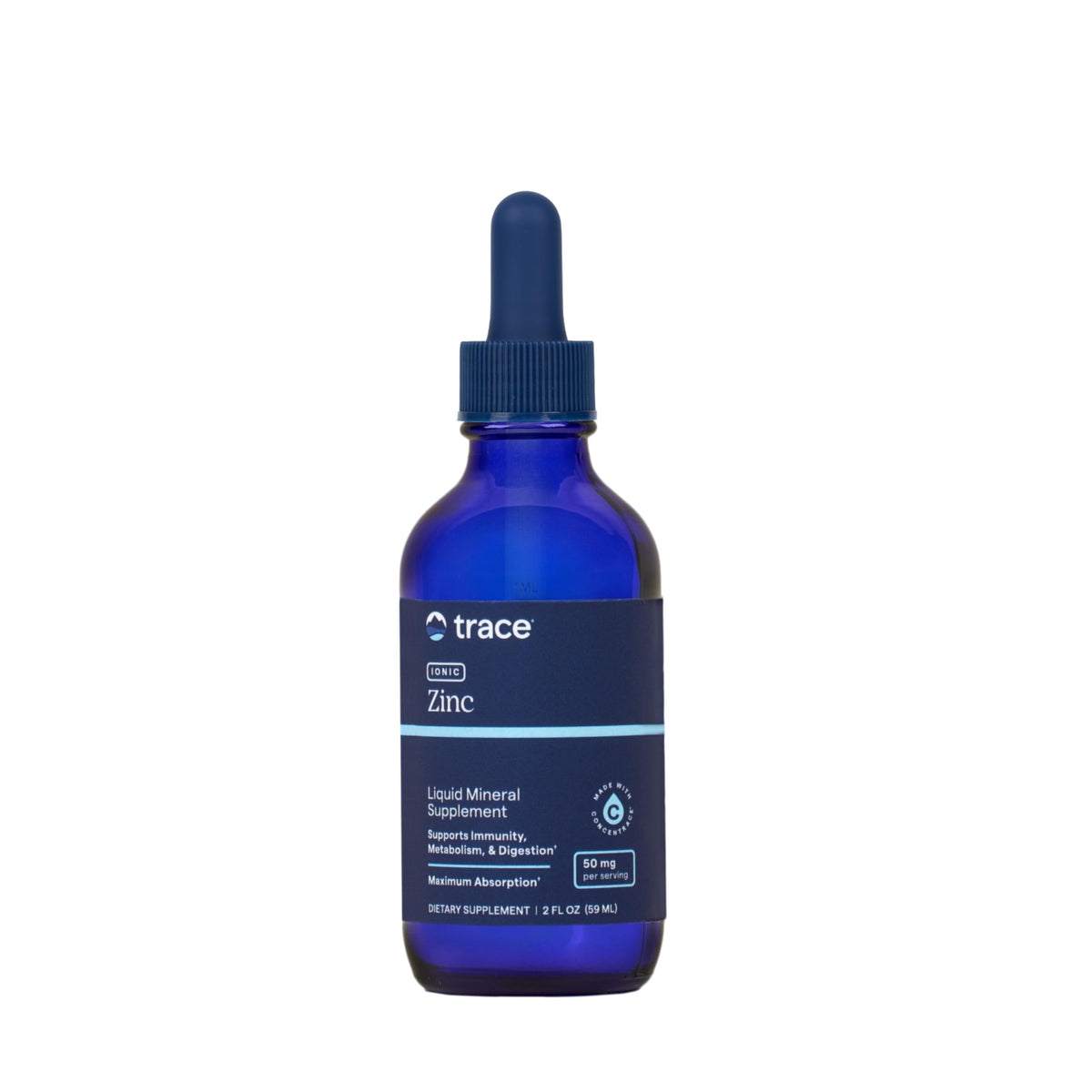 Trace Minerals Ionic Zinc Liquid Drops Immune Support - 2 fl oz