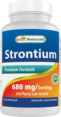 Best Naturals Strontium Bone Building Formula 680mg - 90 Capsules