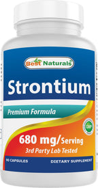 Best Naturals Strontium Bone Building Formula 680mg - 90 Capsules