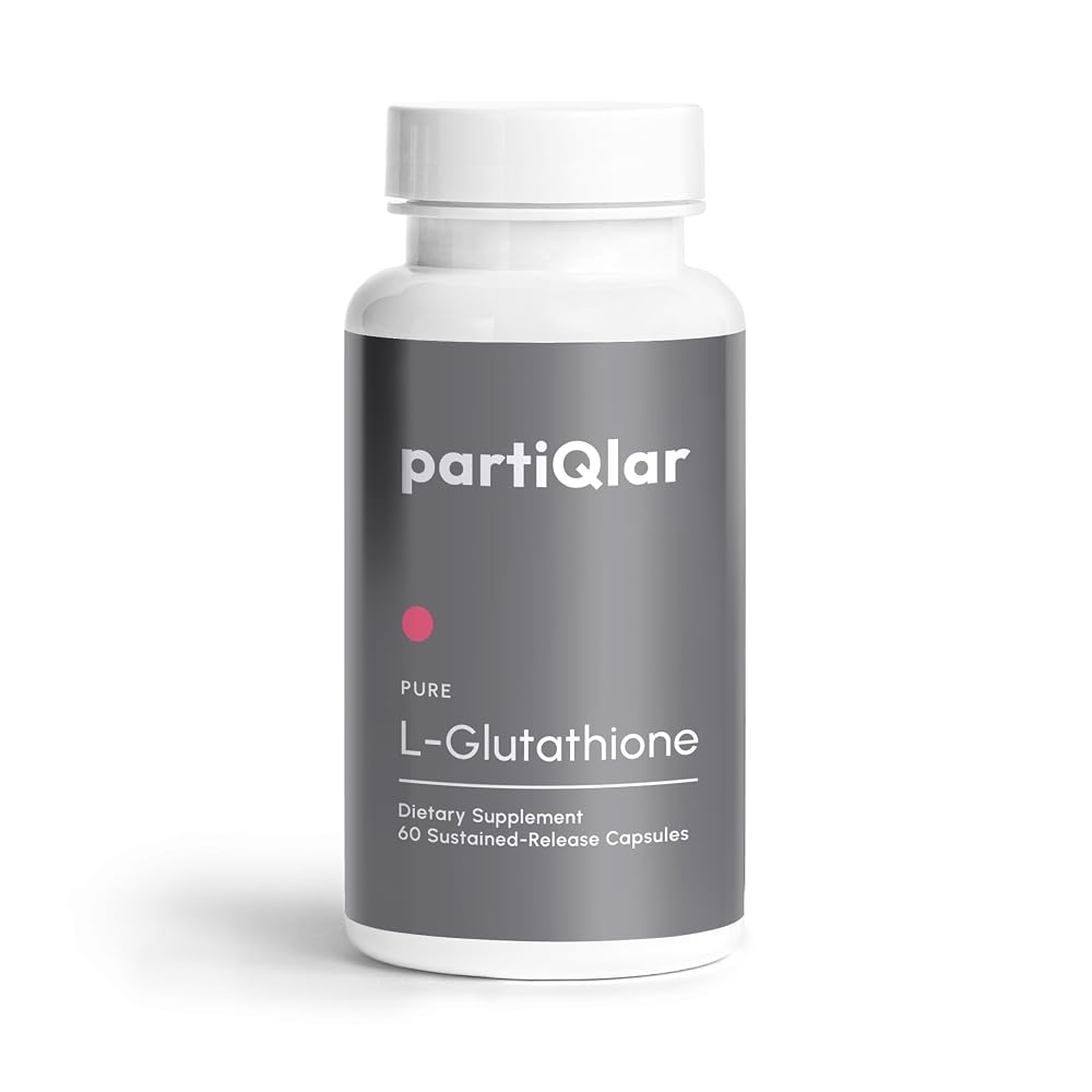 partiQlar L-Glutathione 500mg Antioxidant & Liver Support - 60 Capsules
