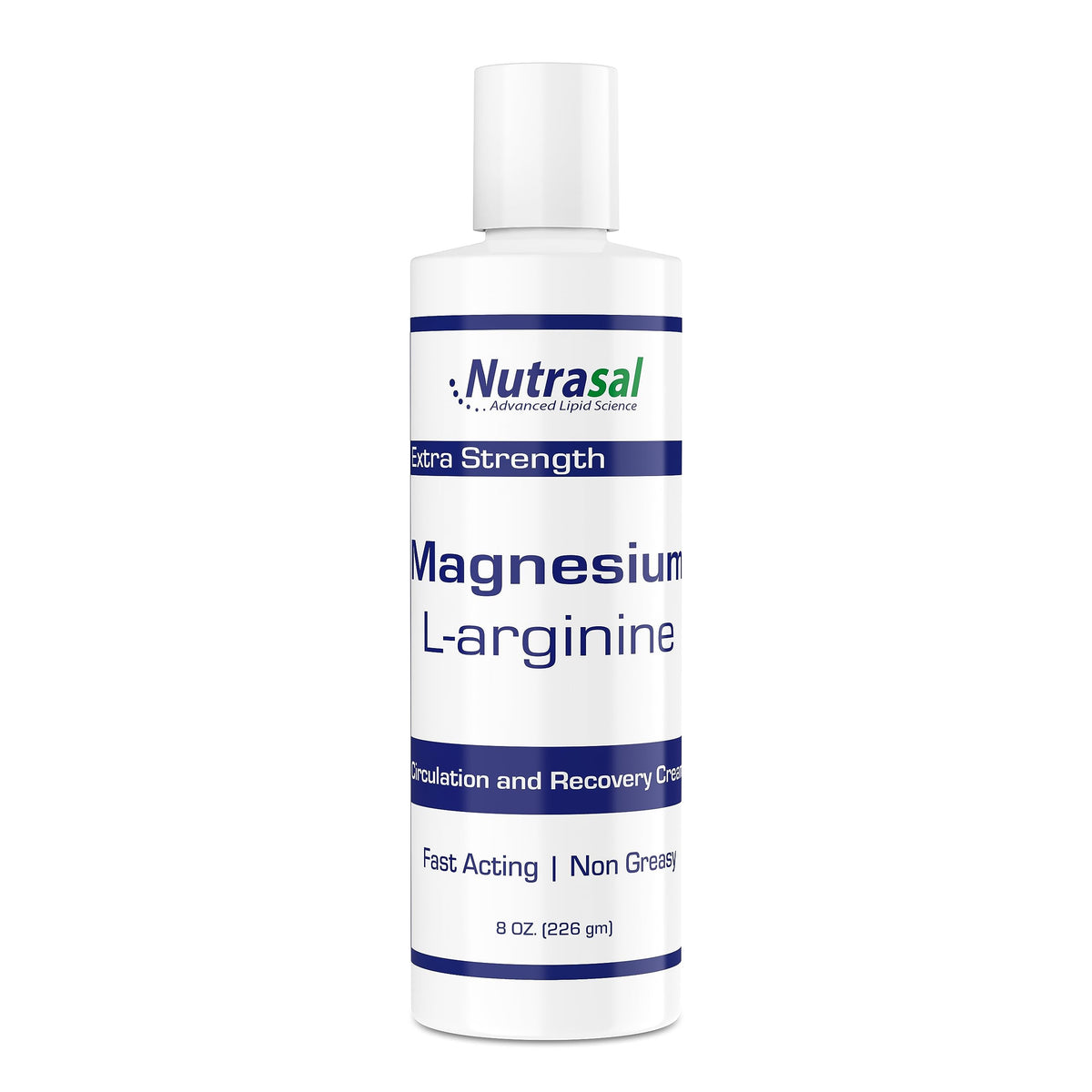 Nutrasal Magnesium L-Arginine Cream - 8 oz