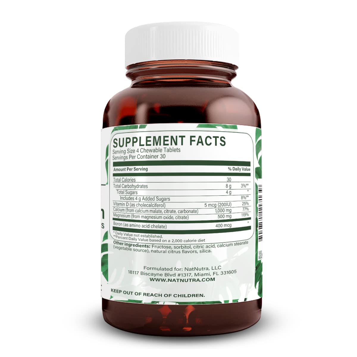 Natural Nutra Calcium Citrate with Vitamin D3 Bone Strength - 120 Tablets - image 2