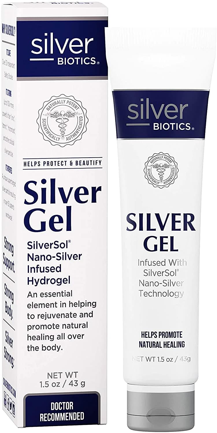 American Biotech Labs Silver Biotics SilverSol 20 PPM Skin Gel - 1.5 oz