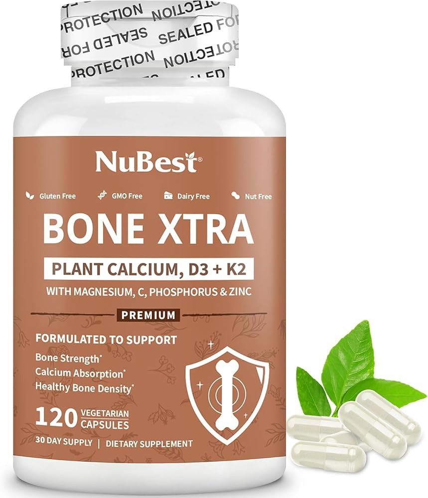 NuBest Bone Xtra Plant-Based Bone Strength Formula with Calcium