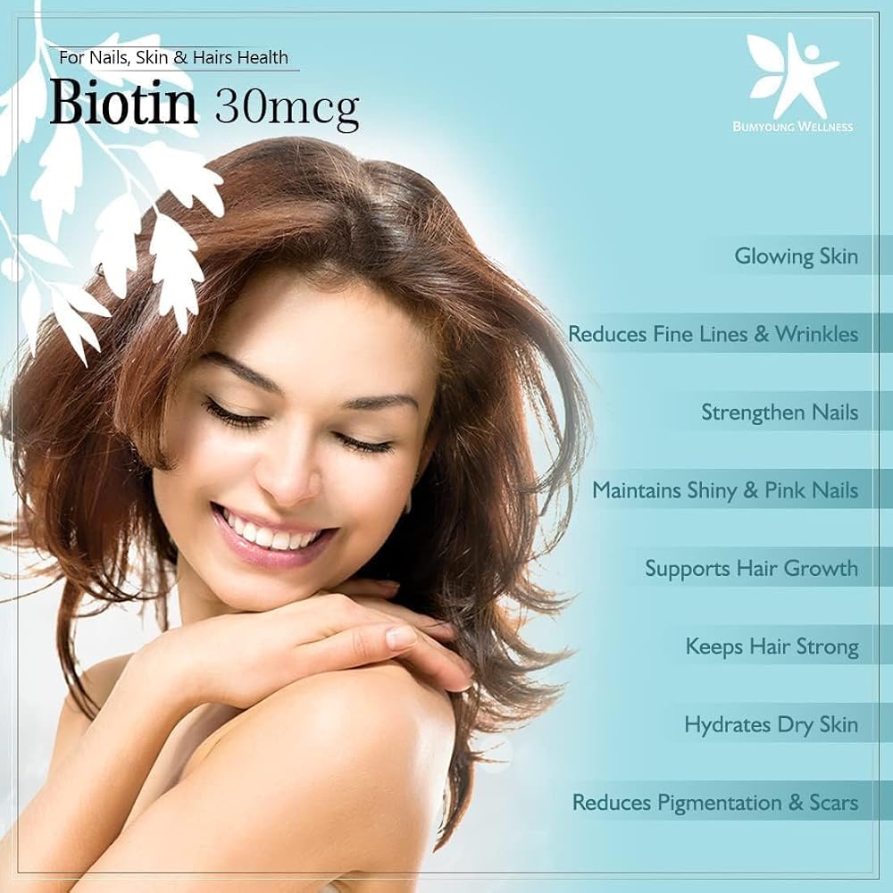 METROL Goldy Biotin 30mcg for Hair Growth - 90 Tablets - image 3