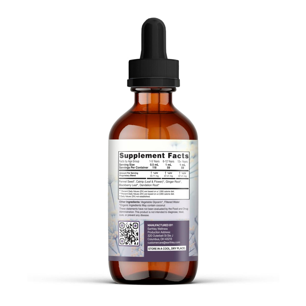 Earthley Mama's Tummy Relief Herbal Digestive Aid - 2 Fl Oz - image 2