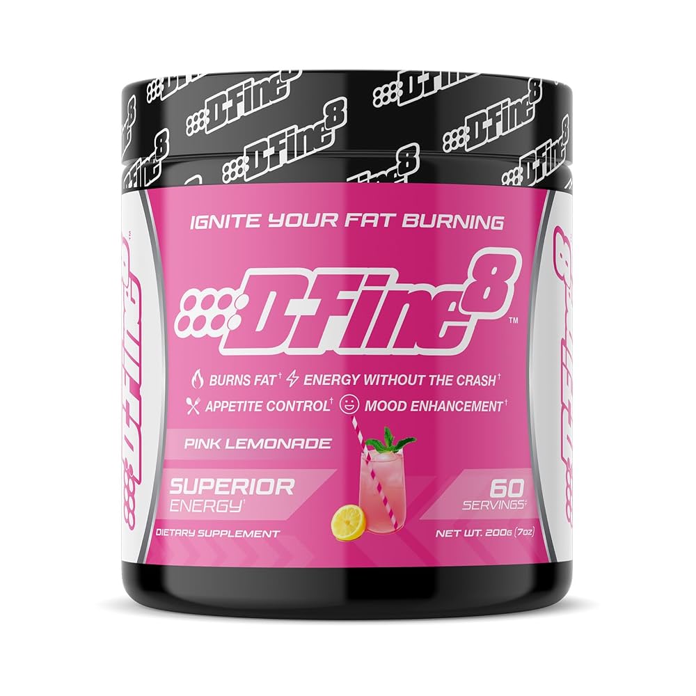 D-Fine8 PreWorkout Energy Powder & Shredding Supplement