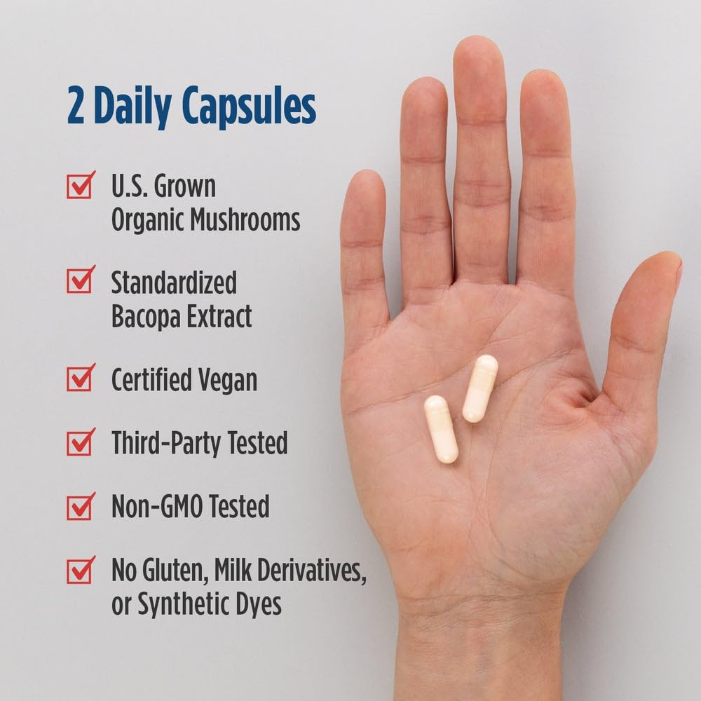 Nordic Naturals Cognition Mushroom Complex Brain Support - 60 Capsules - image 4