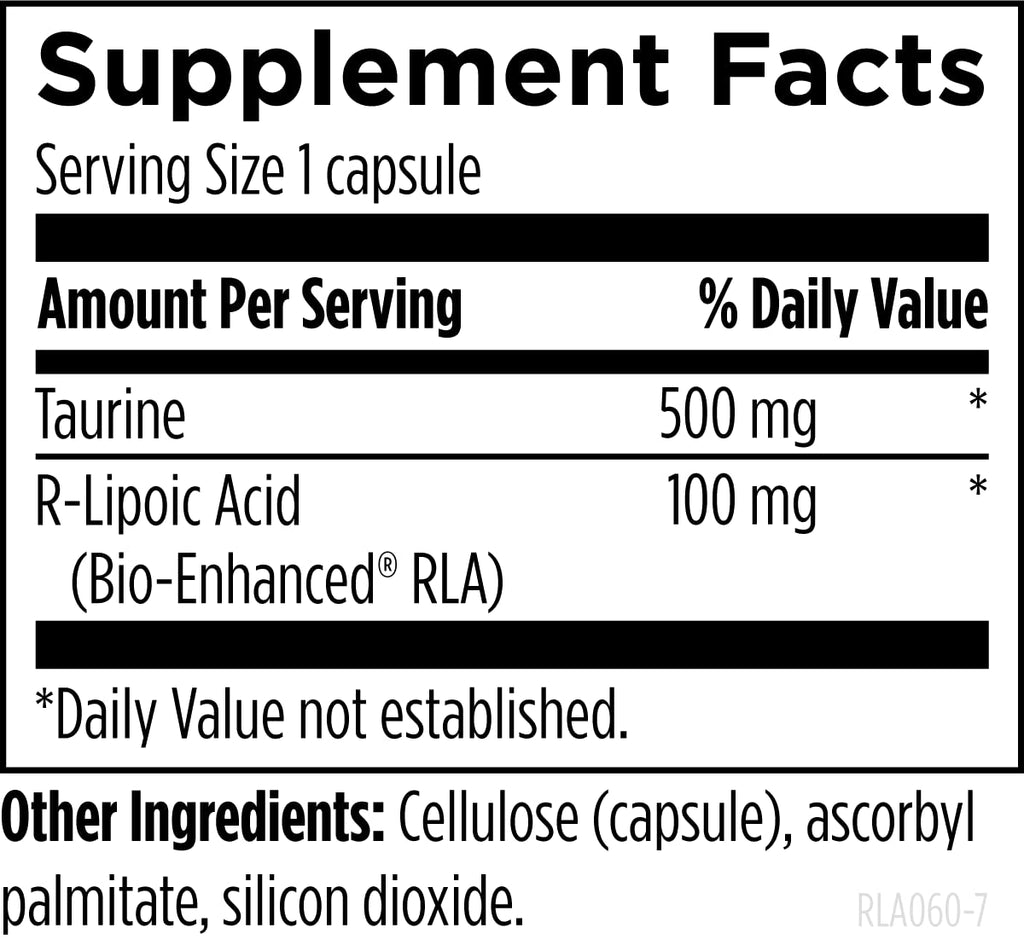 Designs for Health Stabilized R-Lipoic Acid Supreme 100mg - 60 Capsules - image 3