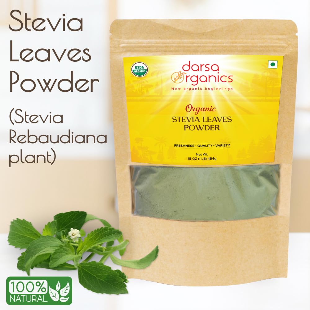 Darsa Organics Pure Stevia Powder - 16 oz - image 3