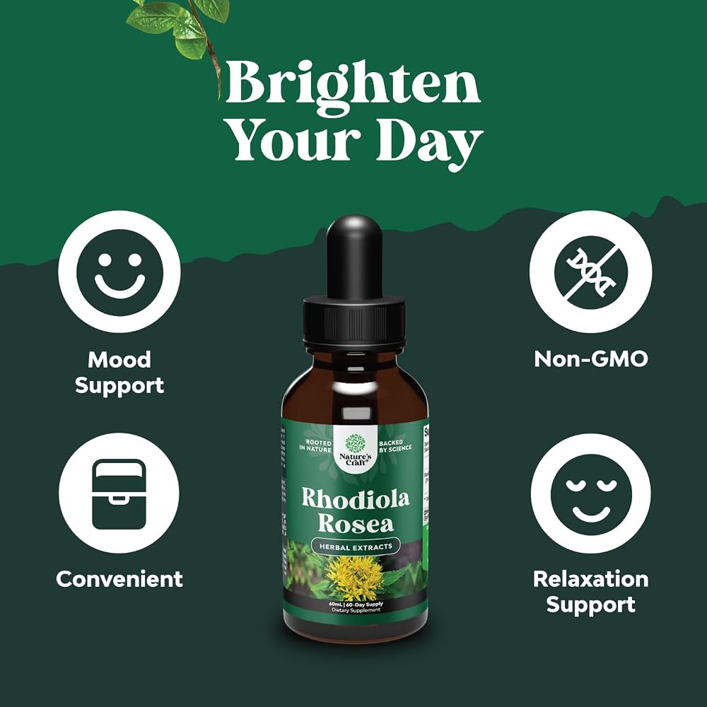 Natures Craft Rhodiola Rosea Herbal Liquid Drops - 60 ml - image 4