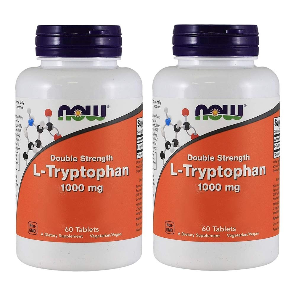 NOW Foods L-Tryptophan 1000mg Tablets - 120 Count