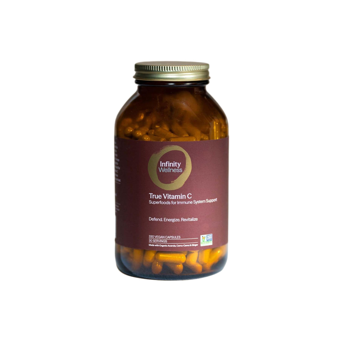 Infinity Greens True Vitamin C Capsule Immune Support - 330 Capsules