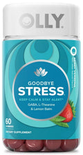 OLLY Goodbye Stress Gummy with GABA & L-Theanine - 60 Count