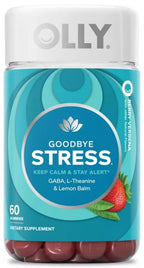OLLY Goodbye Stress Gummy with GABA & L-Theanine - 60 Count