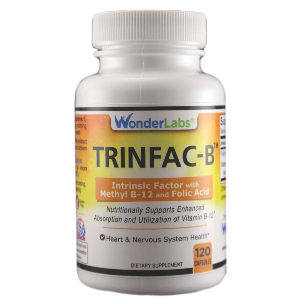 Wonder Laboratories Intrinsic Factor with B-12 1000mcg - 120 Capsules