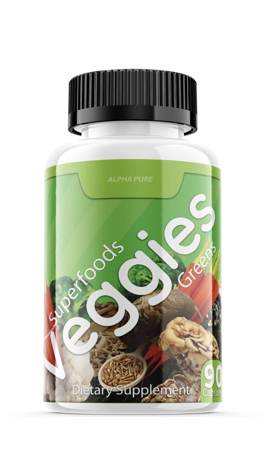 Alpha Pure Superfoods Greens & Veggies Capsules - 540 Capsules - image 5
