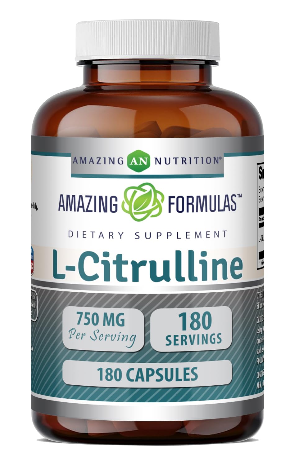 Amazing Nutrition L-Citrulline 750 mg - 180 Capsules