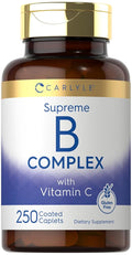 Carlyle B-Complex with Vitamin C & Folic Acid - 250 Caplets