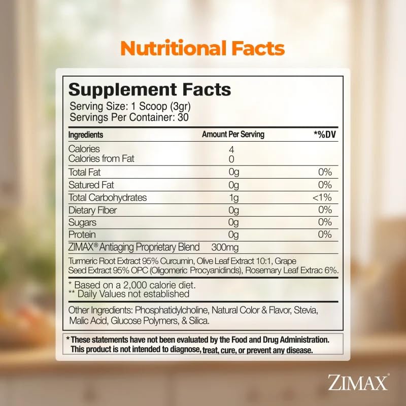 Paleolf ZIMAX Super ANTIOXIDANT - 100% Natural - High Absorption