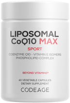 Codeage Liposomal CoQ10 Max 250mg with Vitamin E - 60 Capsules