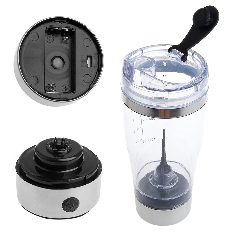 DIIOOMIEEU Electric Protein Shaker Bottle 450ml - Portable Mixer - image 5