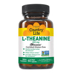 Country Life L-Theanine 200 mg with Vitamin B6 - 60 Capsules