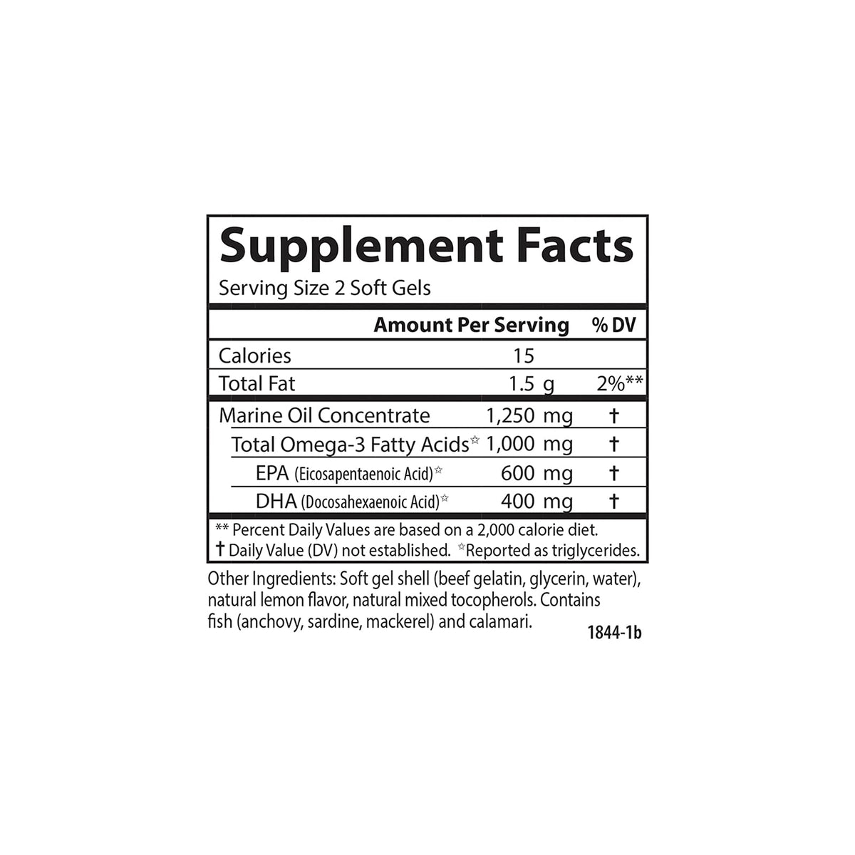 Carlson Maximum Omega Minis 1000 mg Omega-3 - 60 Softgels - image 4