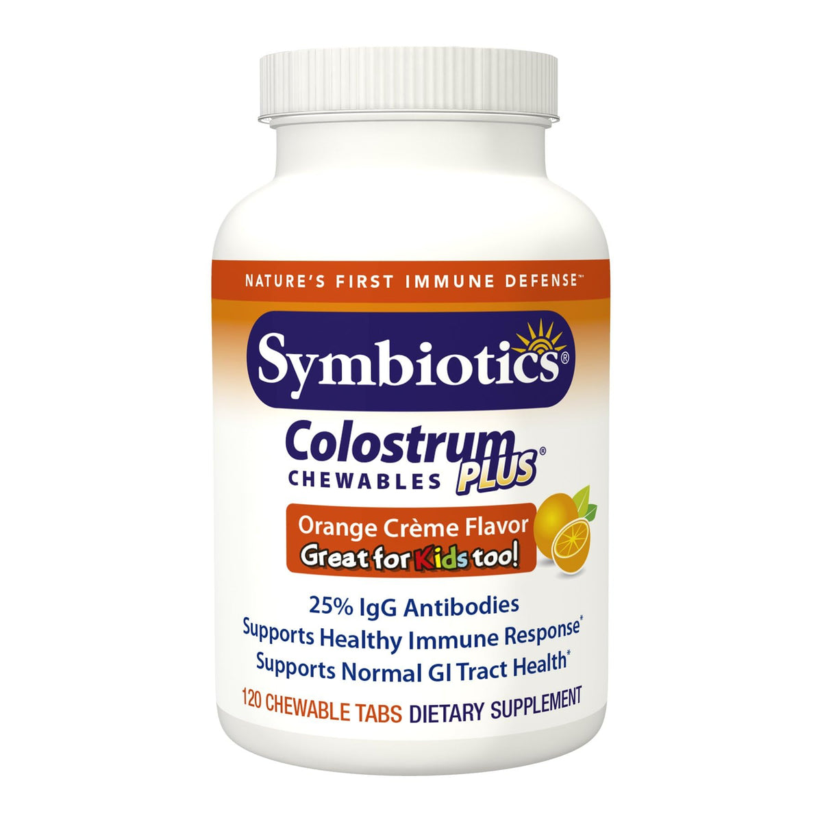 Symbiotics Colostrum Plus Chewables Immune Support - 120 Tabs