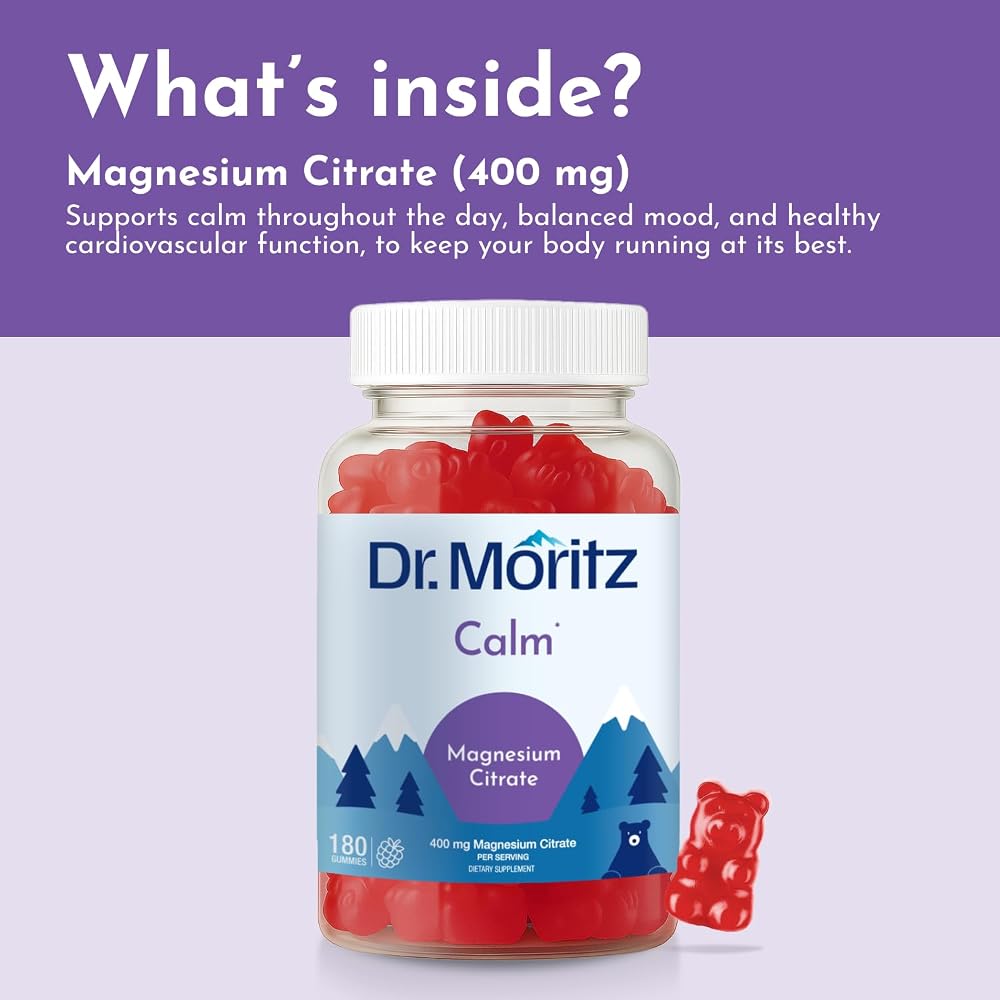 DR. MORITZ Magnesium Citrate Gummies - Promotes Healthy Relaxation