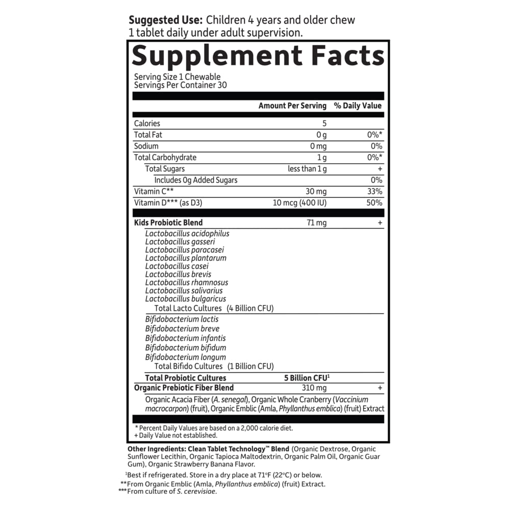 Garden of Life Dr. Formulated Kids+ Probiotics