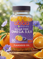 Abba Vitamins Omega 3,6,9 Sugar Free Gummies, Orange - 60 Gummies - image 2