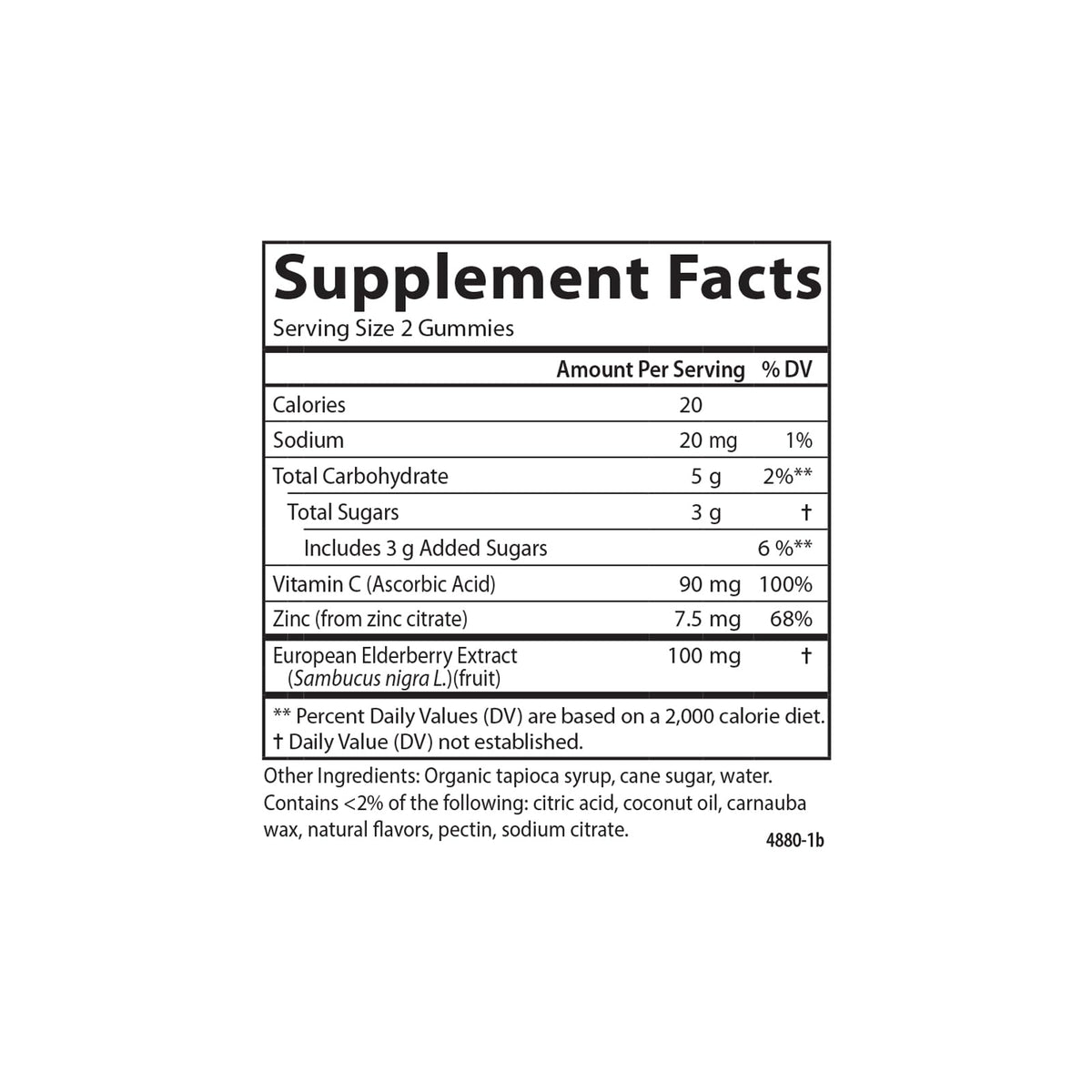 Carlson Black Elderberry Gummies 100 mg - 60 Vegetarian Gummies - image 2