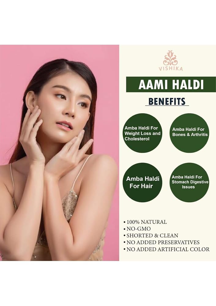 VISHIKA Aami Haldi Powder Exfoliator - 100g - image 3