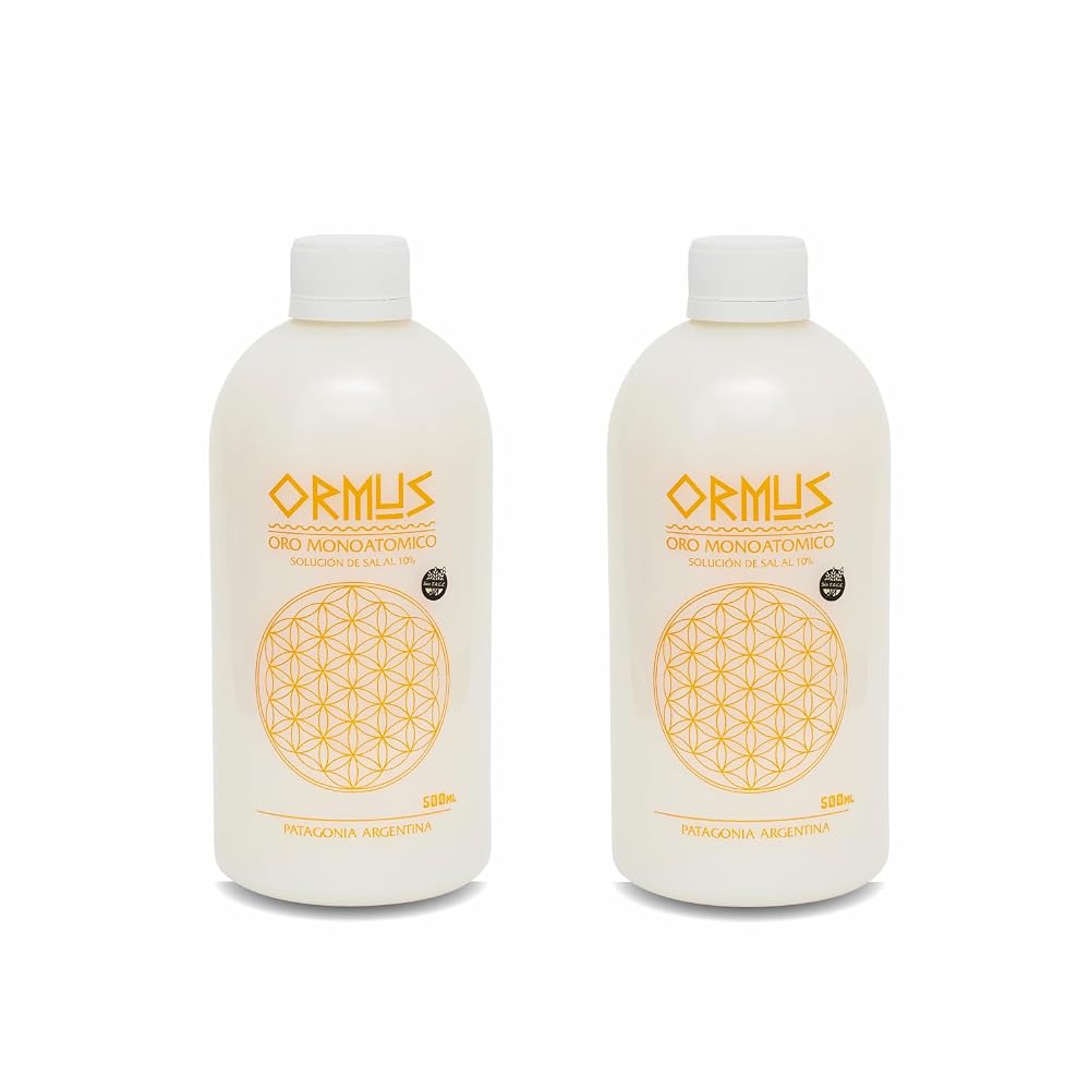 ORMUS Patagonia Argentina Monoatomic Gold Mineral Liquid - 2 x 500ml