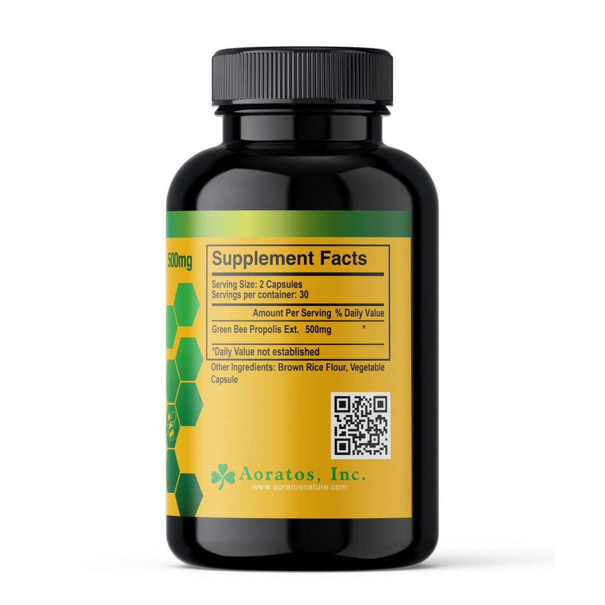 Aoratos 100% Brazilian Green Propolis 500mg Immune Support - image 2