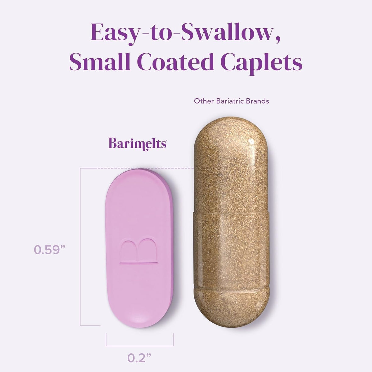 BariMelts Once Daily Bariatric Multivitamin with Iron - 60 Caplets - image 4