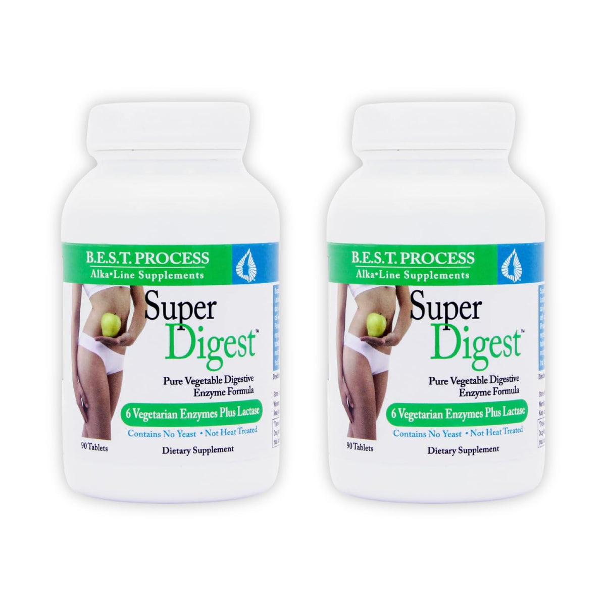 Morter SuperDigest - 7 Plant-Based Digestive Enzymes with Bromelain