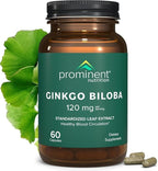 Prominent Nutrition Ginkgo Biloba 120 mg - 60 Capsules