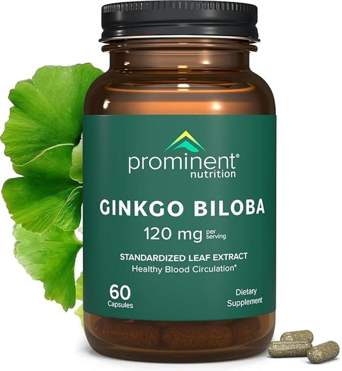 Prominent Nutrition Ginkgo Biloba 120 mg - 60 Capsules