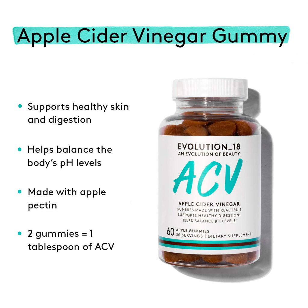 EVOLUTION18 Apple Cider Vinegar Gummy Digestive Support - 60 Gummies - image 5