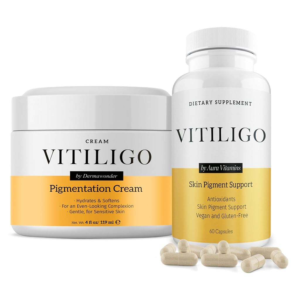 AURA VITAMINS Dermawonder Vitiligo Skin Pigment Support Set